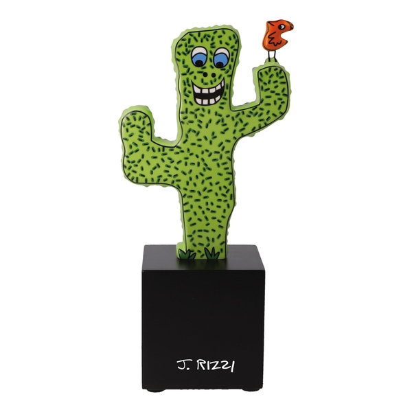 Porzellan Figur 'Desert Life' von James Rizzi 7x21x10cm