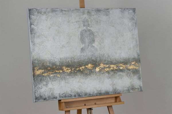 Handgemaltes Gemälde 'Silhouette an der Wand' 100x75cm | inkl. Echtheitszertifikat