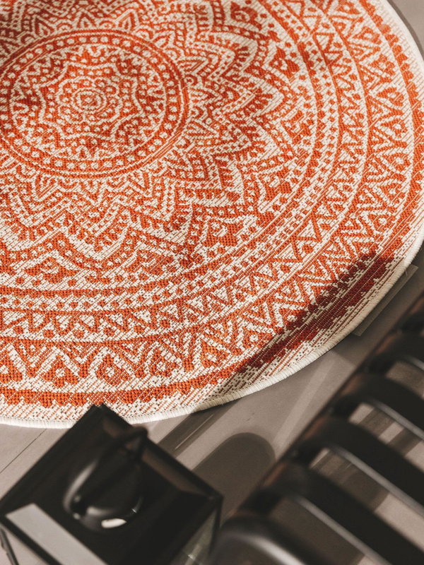 Design In- &amp; Outdoor-Teppich Cleo Orange
