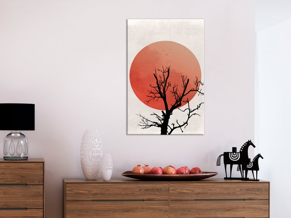 Kunstdruck auf Leinwand 'At the End of the Day Vertical'