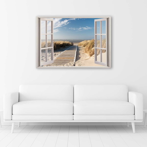 Kunstdruck auf Leinwand 'Dune View'