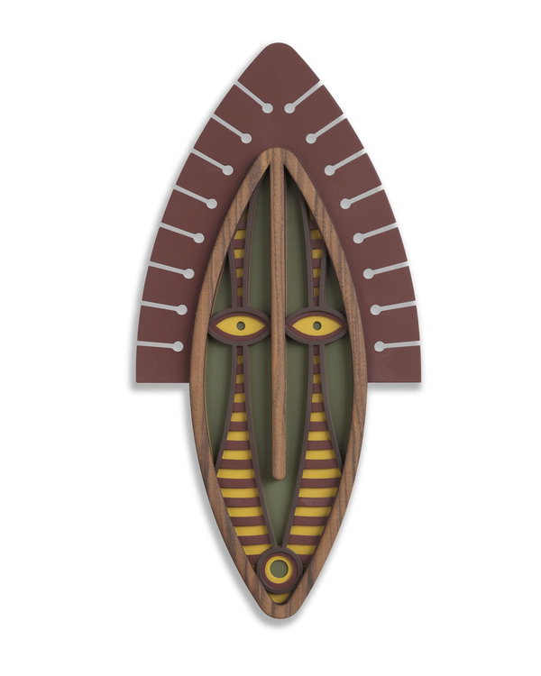 Wandmasker 'Modern African Mask #41'