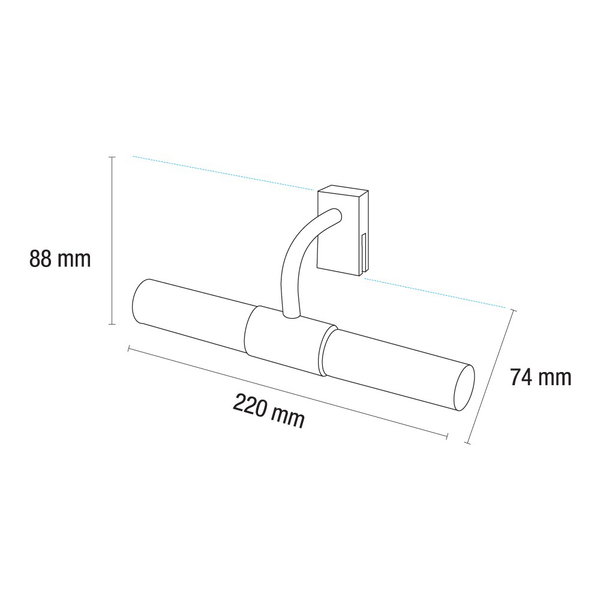 Aplique de pared 'Bathroom BW1'