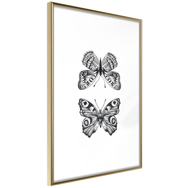 Poster 'Two Butterflies'