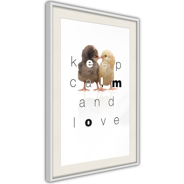 Poster 'Keep Calm and Love'