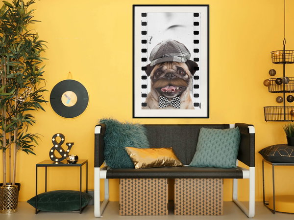 Poster 'Pug In Hat'