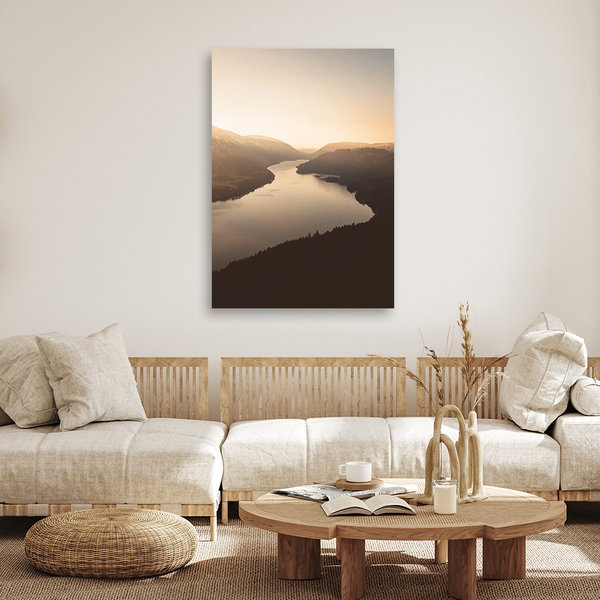 Kunstdruck auf Leinwand 'Serene Lake 2'