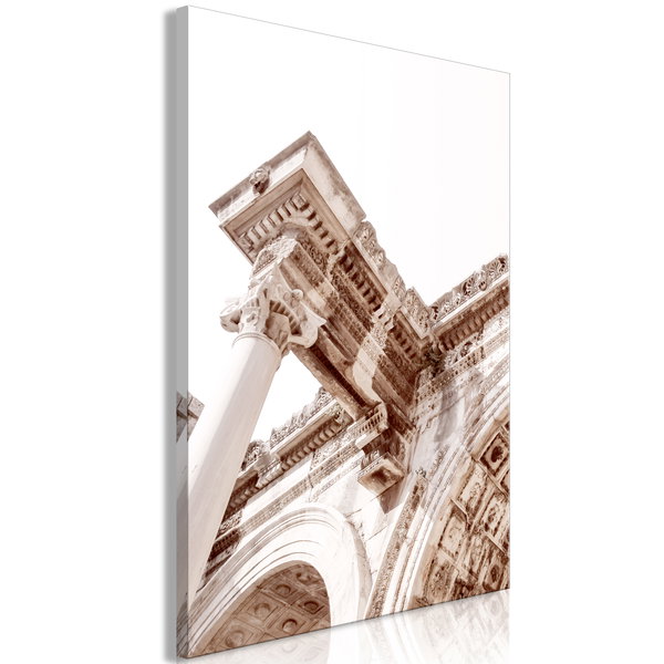 Umjetnički print na platnu 'Temple of Hadrian Vertical'