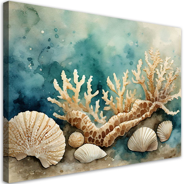 Stampa su tela 'Ocean Echoes 2'