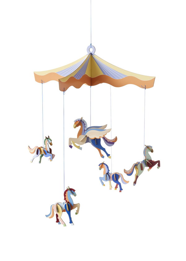 Decoración colgante 'Flying Horse Carousel'
