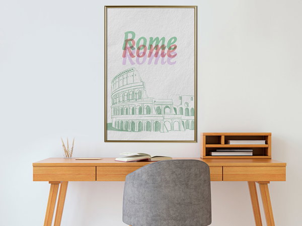 Poster 'Pastel Rome'