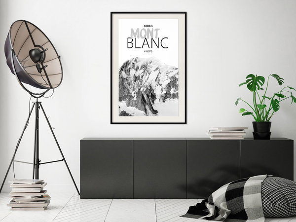 Poster 'Mont Blanc'