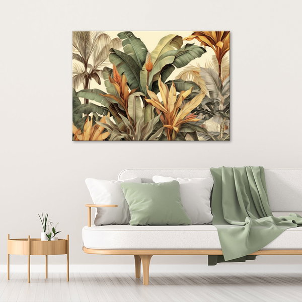 Kunstdruck auf Leinwand 'Tropical Elegance'