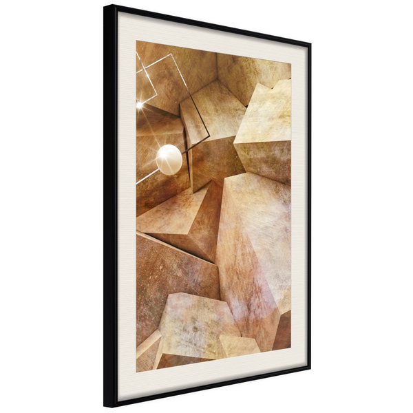 Poster 'Cubic Rocks'