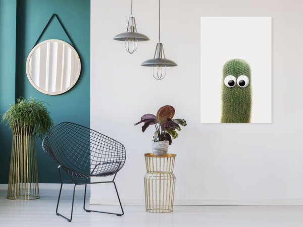 Kunstdruck auf Leinwand 'Prickly Friend Vertical'