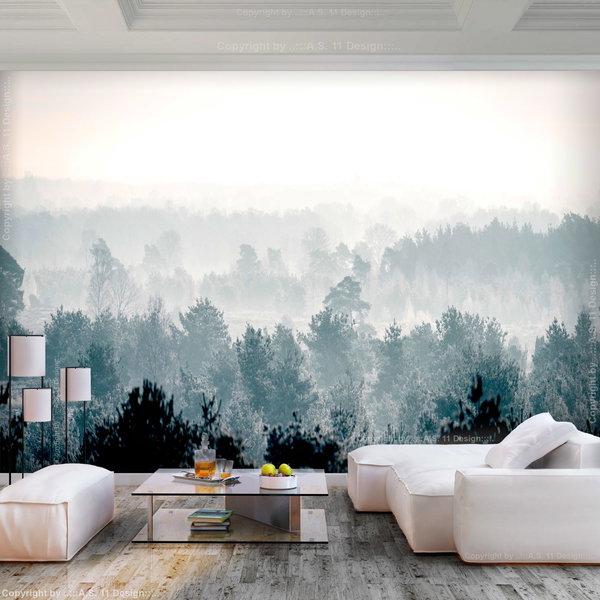 Papier peint autocollant 'Winter Forest'