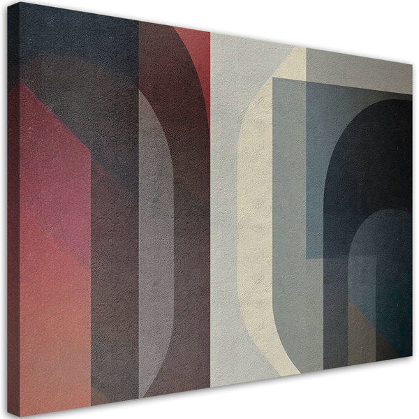 Impression sur toile 'Abstract Echoes'