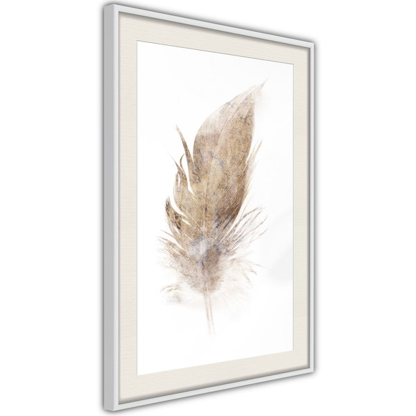 Poster 'Lost Feather (Beige)'