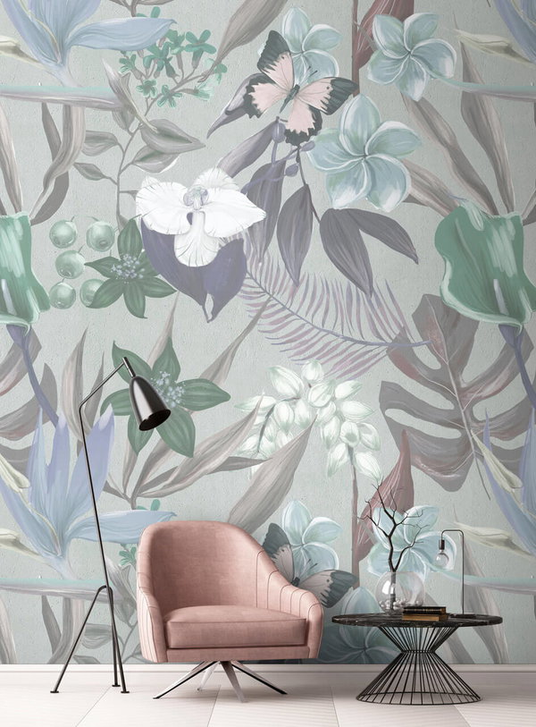 Tapete 'Orchid Garden 2' 400x270cm