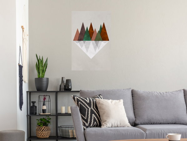 Impression sur toile 'Symmetrical Land Vertical'