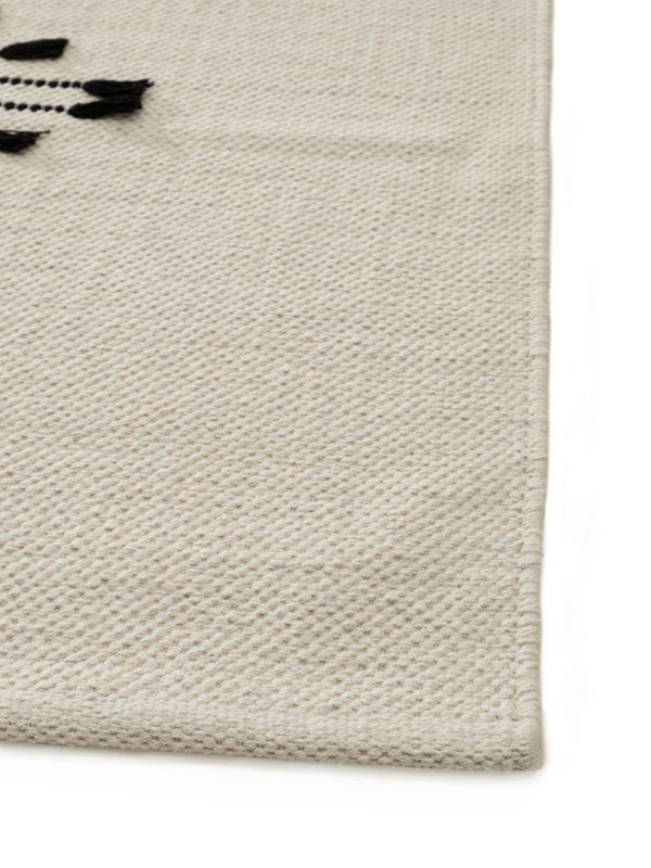 Design Baumwollteppich Bo Beige