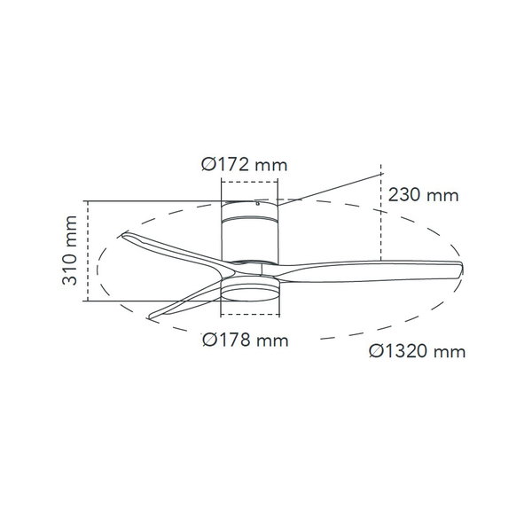 Deckenventilator 'Yen YC1'