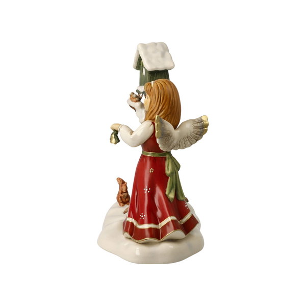 Porzellan Figur 'Himmlischer Besuch' von Goebel 11x19,5x18cm
