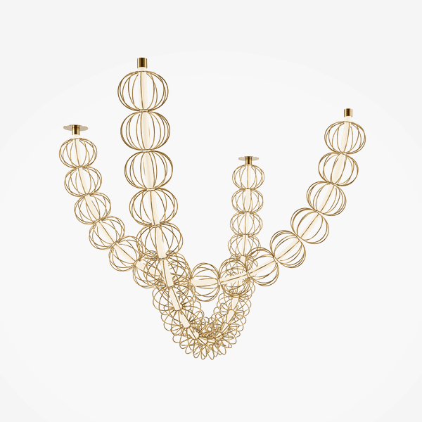 Lampa Wisząca 'Golden Cage 3'