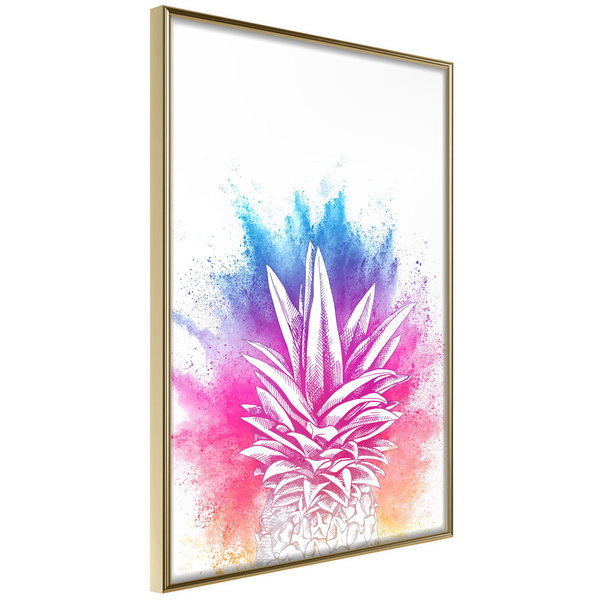 Poster 'Colourful Pineapple'