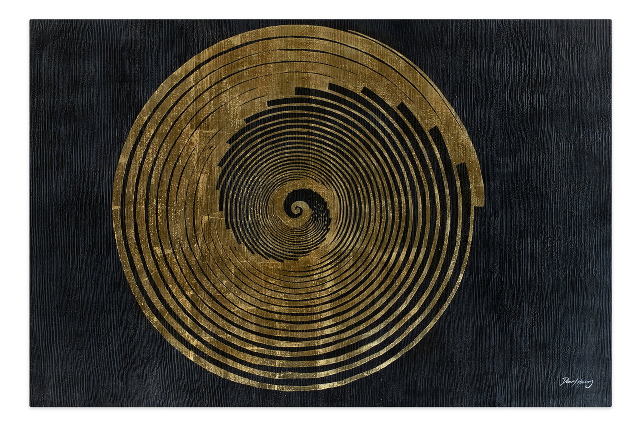 Olieverf schilderijen 'Infinity of Symmetries' | Handgeschilderd unicum 180x120cm in de ruimte.