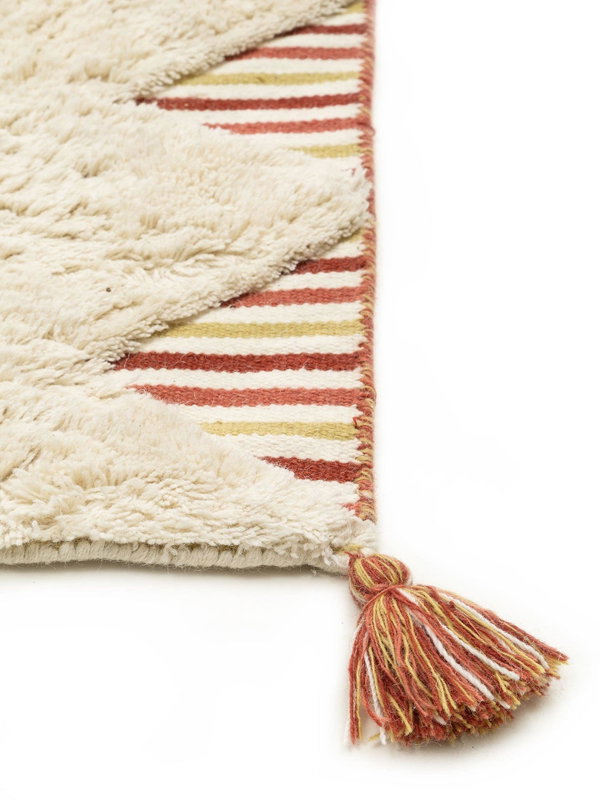 Design Wollteppich Floki Beige
