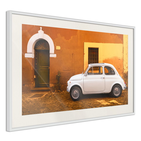 Poster 'White Car'