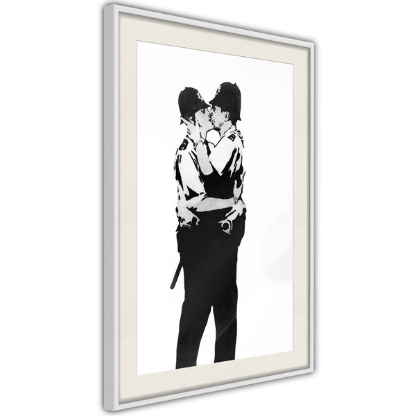 Poster 'Kissing Coppers'