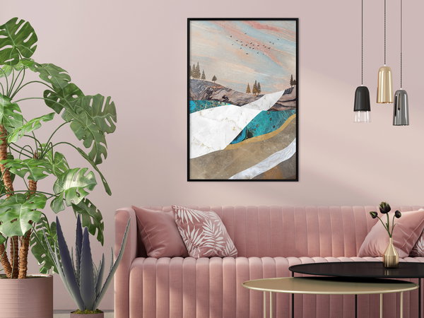 Poster 'Painted Landscape'