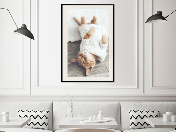 Poster 'Lazy Cat'