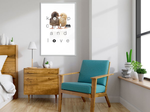 Poster 'Keep Calm and Love'
