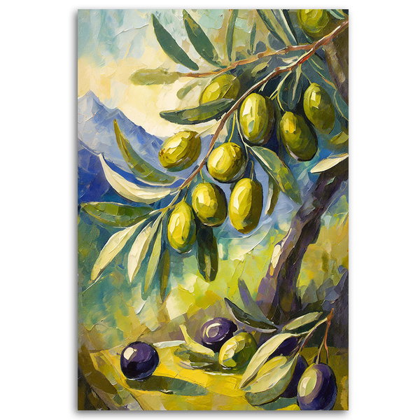 Kunstdruck auf Leinwand 'Olive Grove Serenity 2'