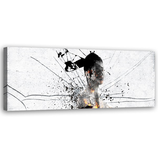 Canvas Poster 'Fractured Silence'
