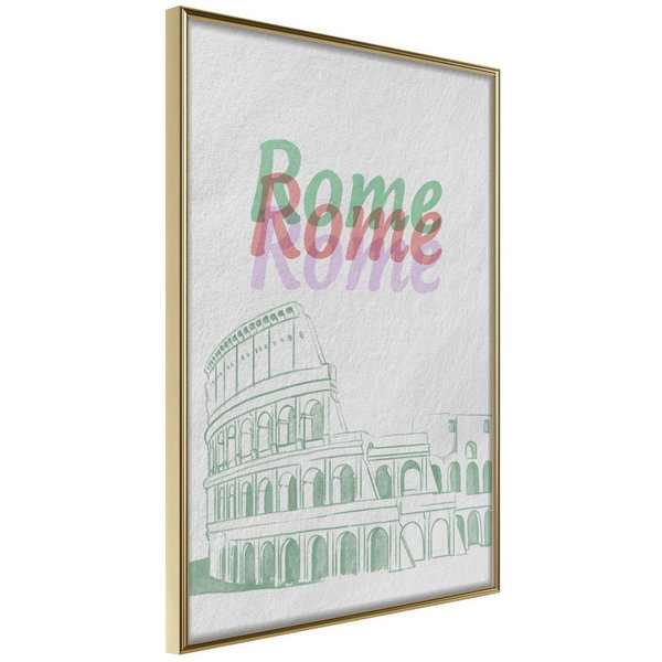 Poster 'Pastel Rome'