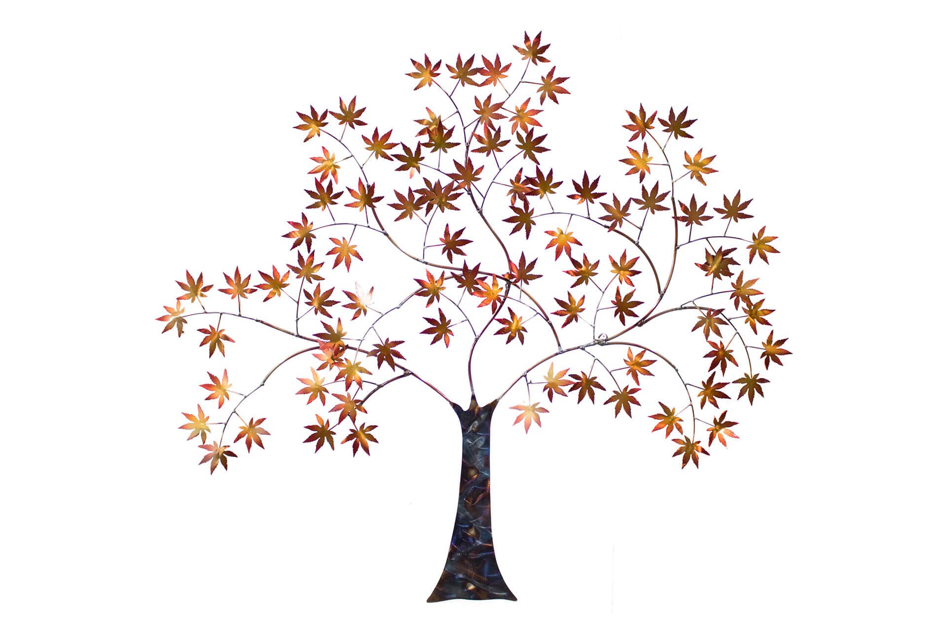 art | wall KunstLoft Metal maple colours tree