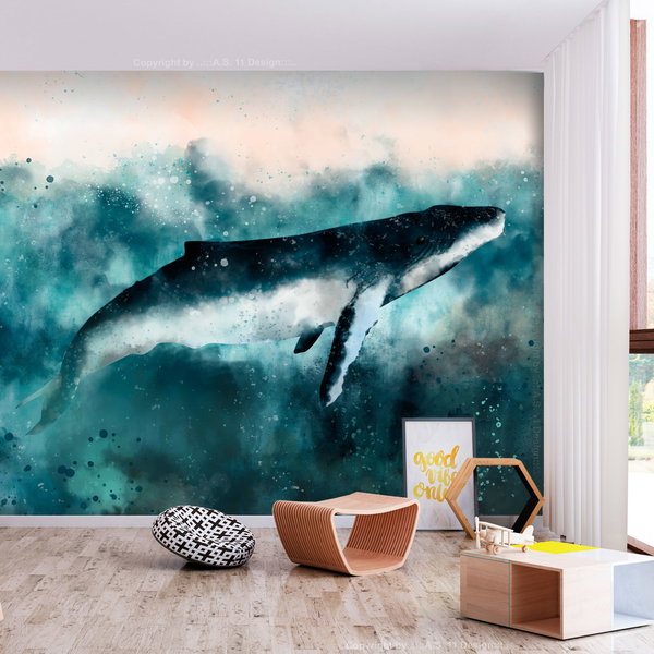 Papel de parede auto-adesivo 'Underwater Life'