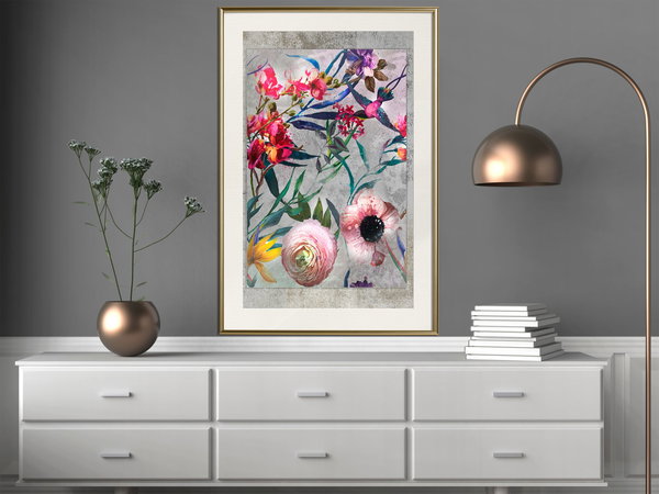 Poster 'Rustic Flowers'