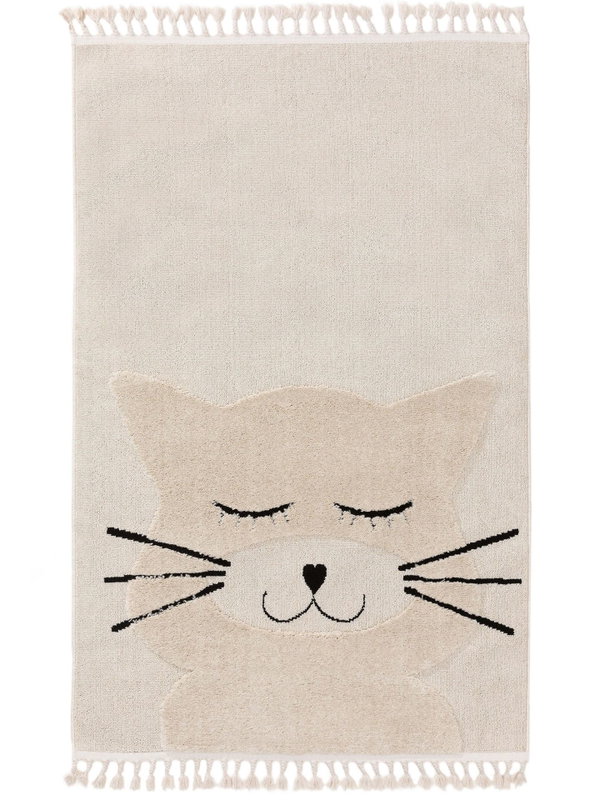 Tapis enfants 'Momo Cream X'