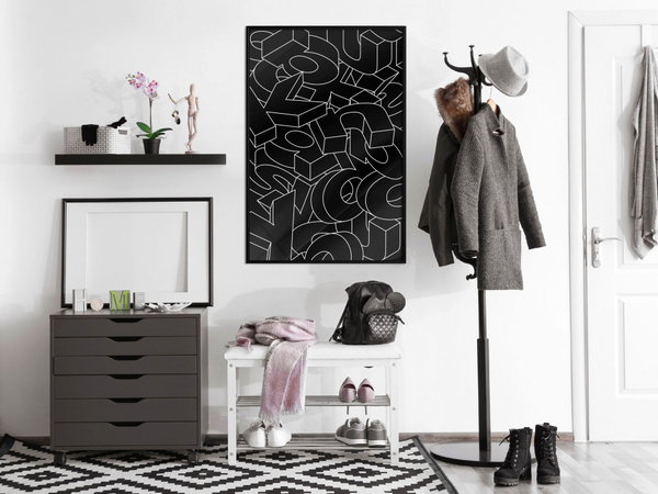 Poster 'Scattered Letters'