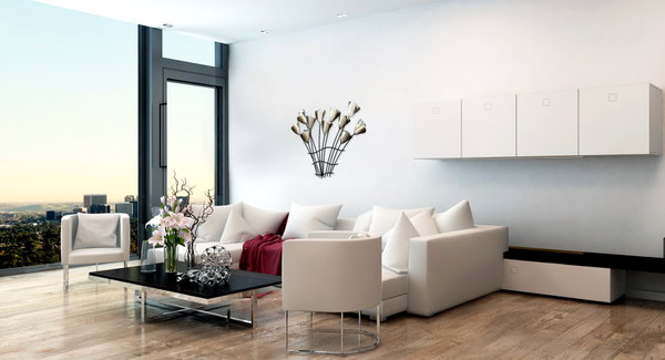 Con un espectacular efecto en su vivienda