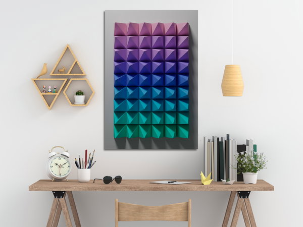 Kunstdruck auf Leinwand 'Immobility Vertical'