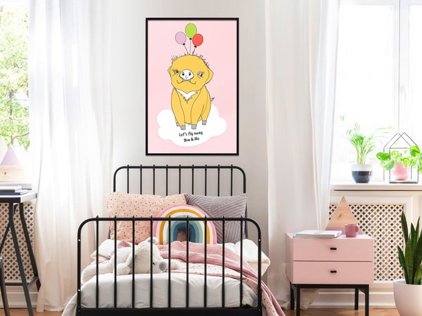 Poster 'Soaring Pig'