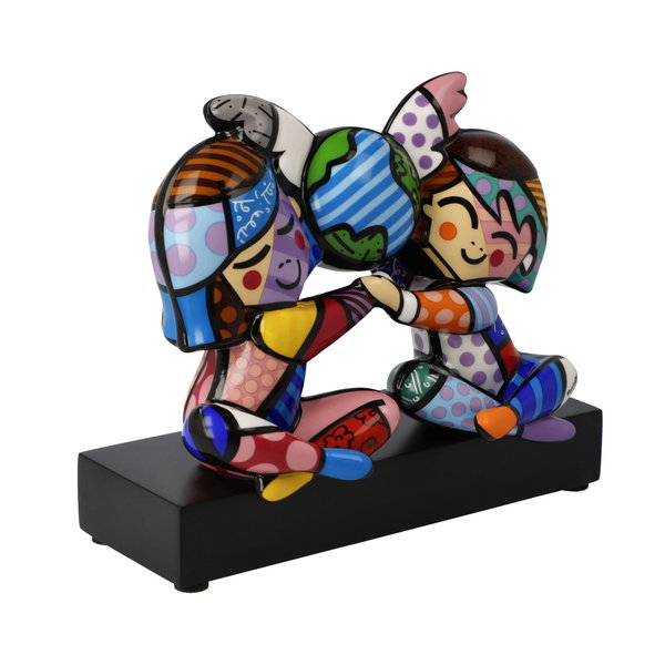 Porzellan Figur 'Children of the World' von Romero Britto 8x14x15cm