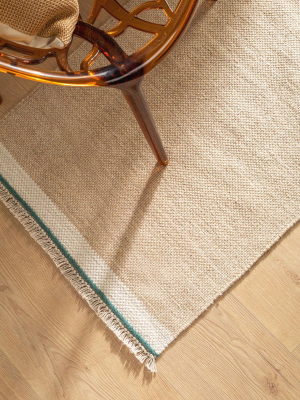 Design Wollteppich Karla Beige