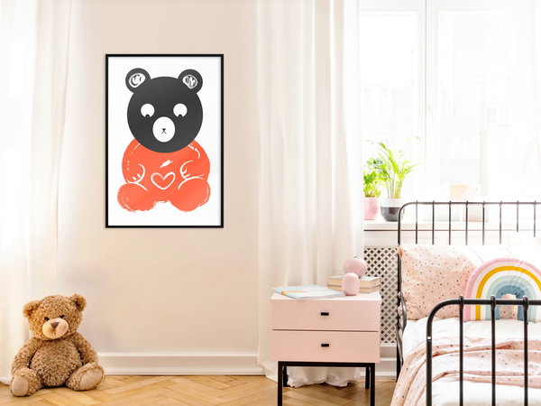 Poster 'Thoughtful Bear'